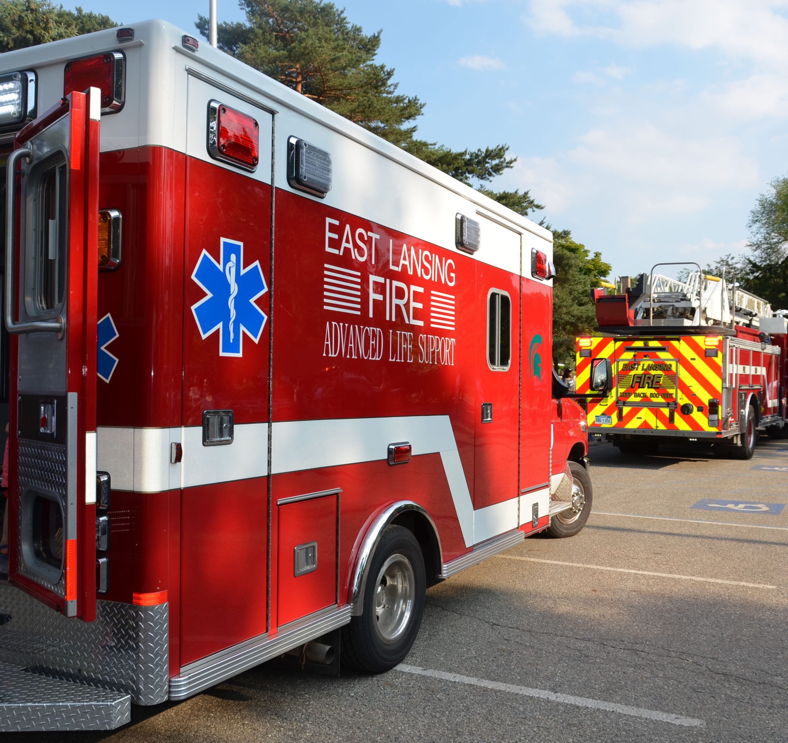 East Lansing Fire Department ambulance