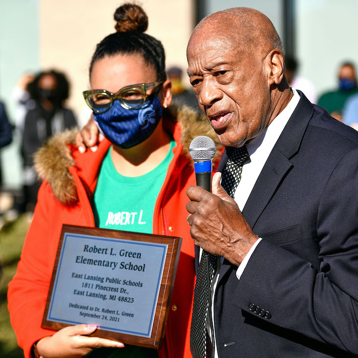 EL Honors Civil Rights Leader Dr. Robert Green with School Renaming, Historical Marker