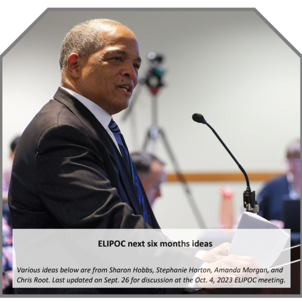 ELIPOC Discusses Goals for Next Six Months