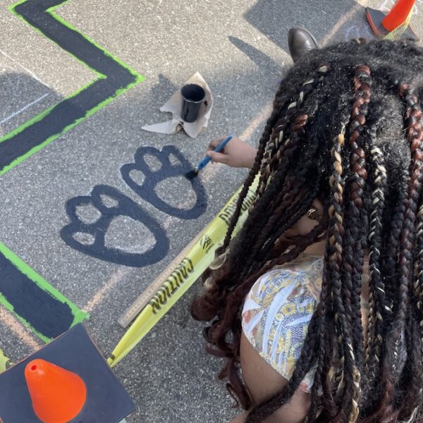 ELHS Students Paint Murals at East Lansing Elementary Schools