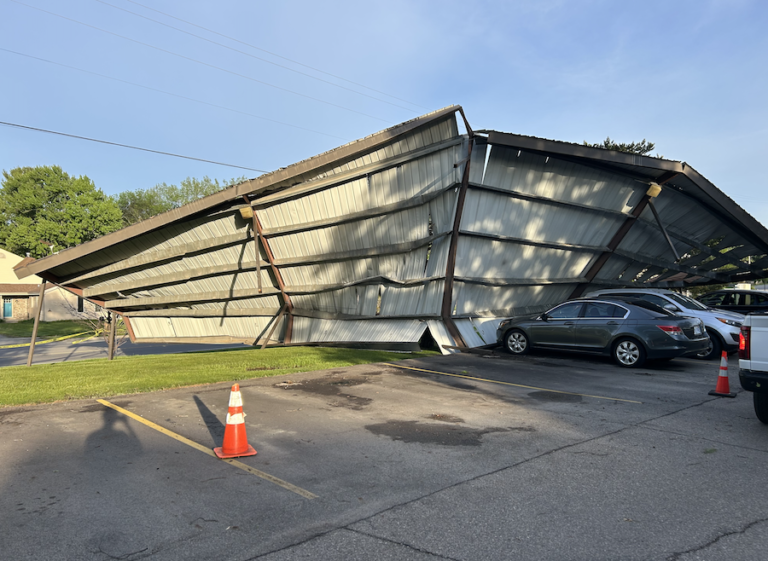Photos: Large Thunderstorm Brings Downed Trees, Power Outages to East Lansing