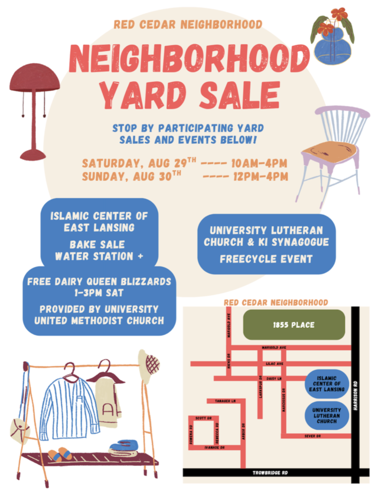 Red Cedar Neighborhood Yard Sale This Weekend